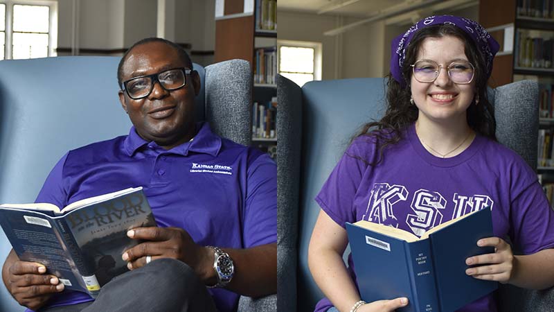 Omotayo Onanuga and Kaleah McClure