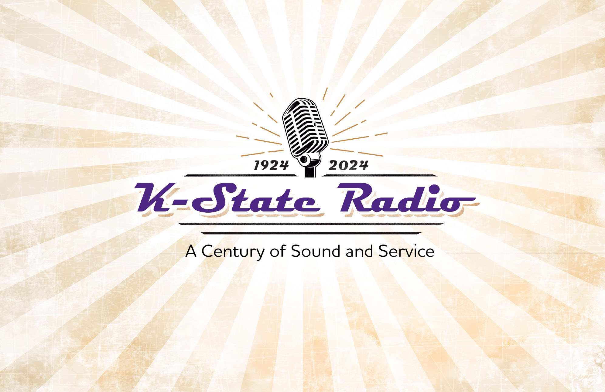 A graphic of the radio centennial banner.