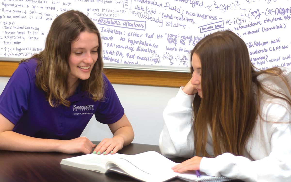 Free tutoring is available to all students taking courses at K-State.