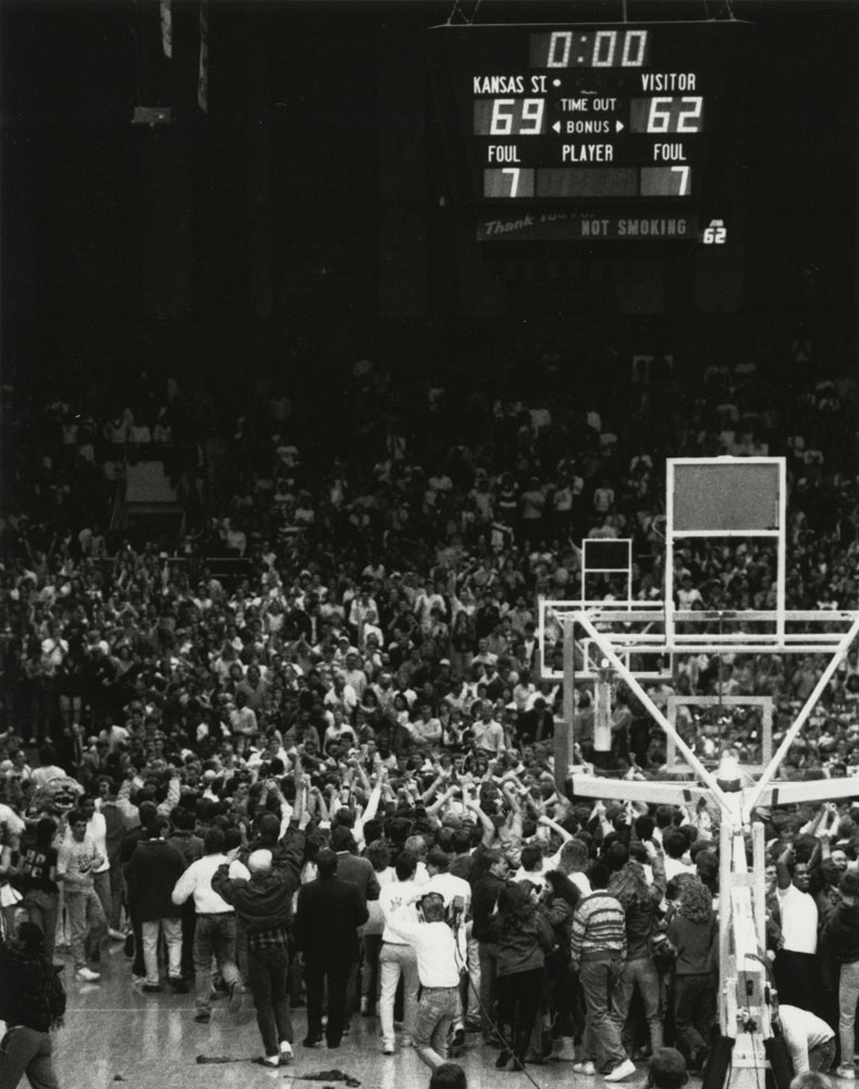 K-State basketball victory over University of Oklahoma.