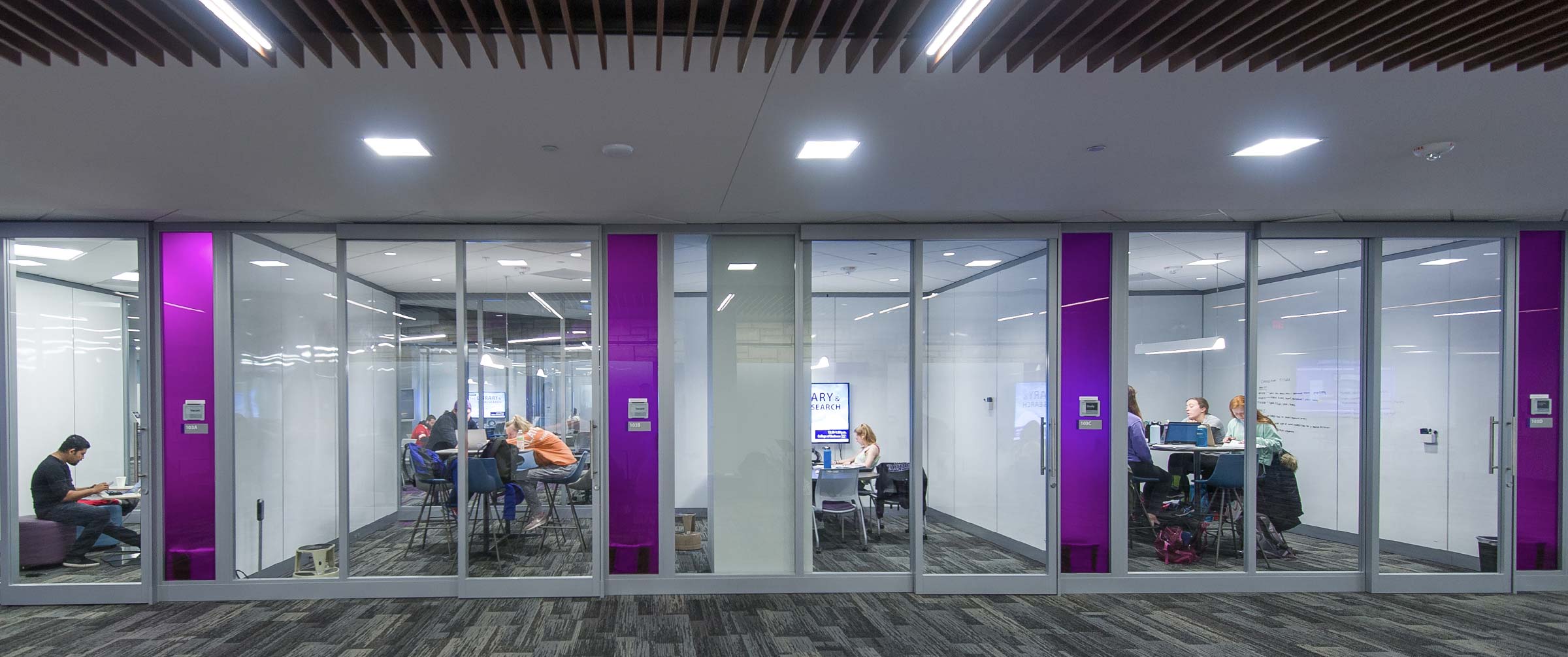 Hale Library collaboration rooms